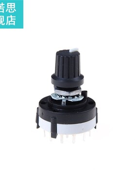 4P3T Single Deck Rotary Switch Band Selector 4 Pole 3 Positi