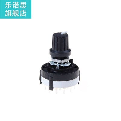 4P3T Single Deck Rotary Switch Band Selector 4 Pole 3 Positi