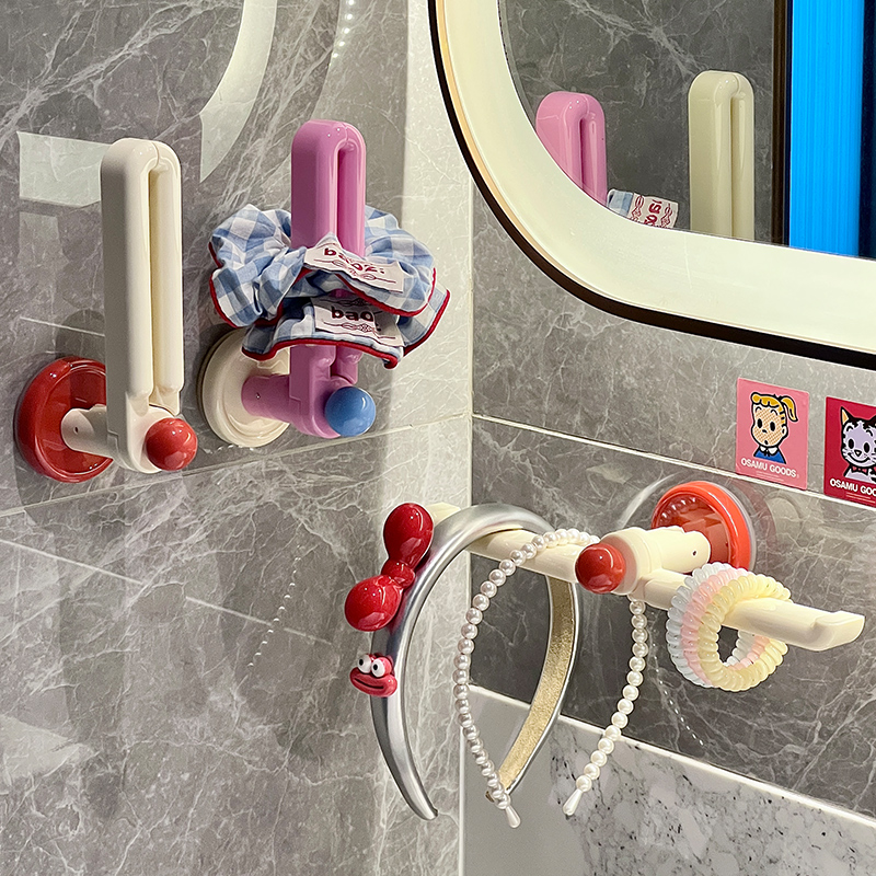 吸盘发圈发饰发箍收纳神器