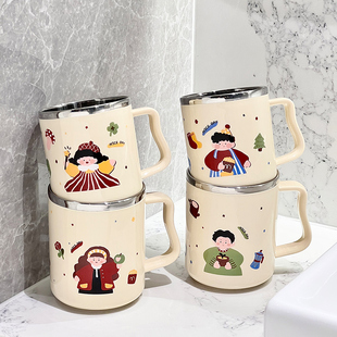 304不锈钢漱口杯牙刷杯一家三口情侣儿童刷牙杯子四口洗漱杯牙缸