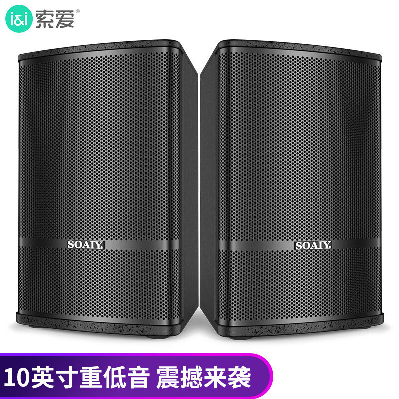 索爱卡包音响 KTV音响家庭影院组合套装会议客厅卡拉ok家用10英寸