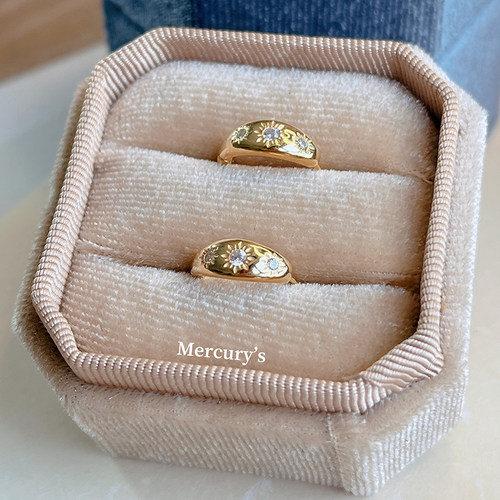 闪耀小太阳通体纯银简约复古耳环