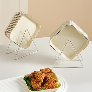 吐骨碟吐骨头盘碟家用轻奢食品级小吃碟餐桌垃圾盘水果零食小碟子