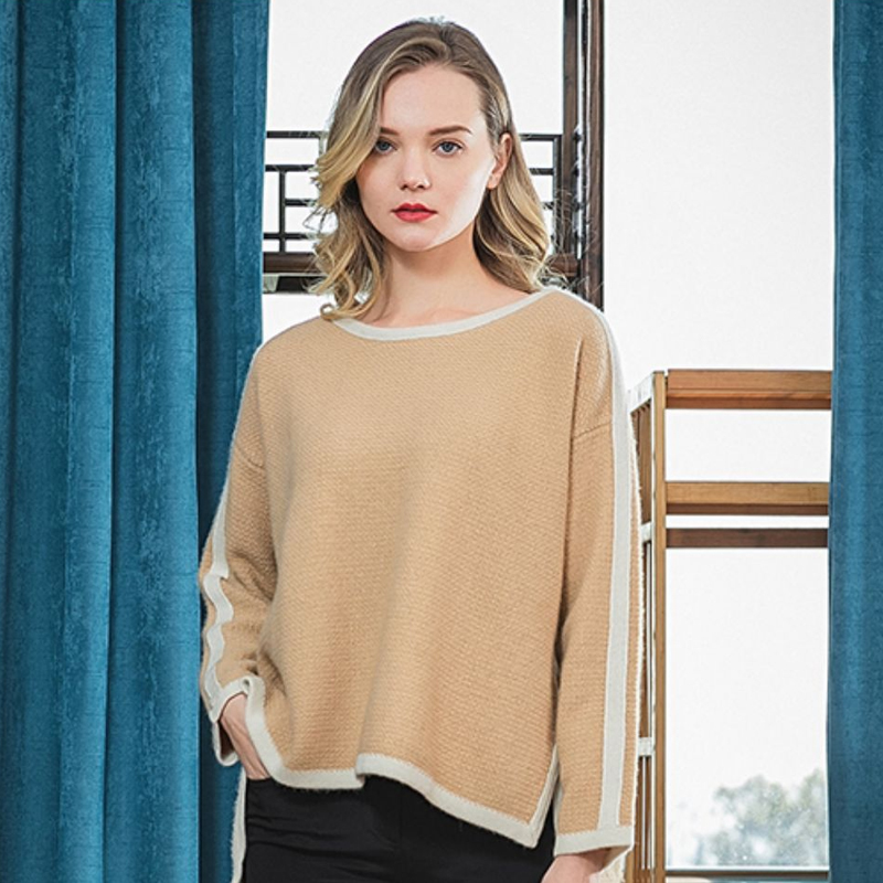 100%山羊绒经典羊绒衫