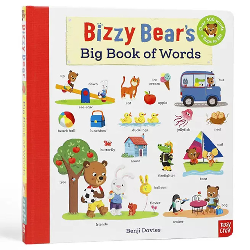 小熊很忙系列 bizzy bears first english words 一个英语单词儿童
