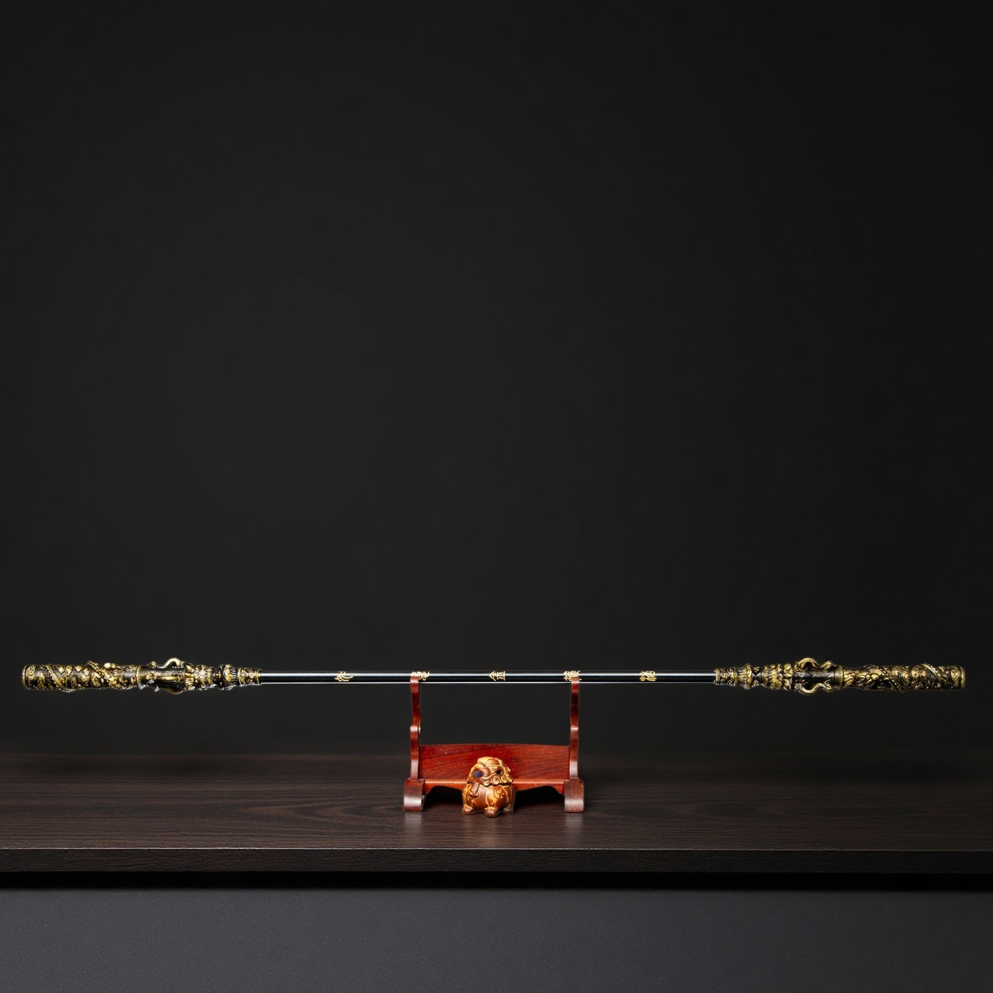 不锈钢镀黑如意金箍棒