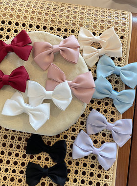 淡蓝色蝴蝶结领结粉色蝴蝶结胸针别针学院风缎带紫色衣服装饰配饰