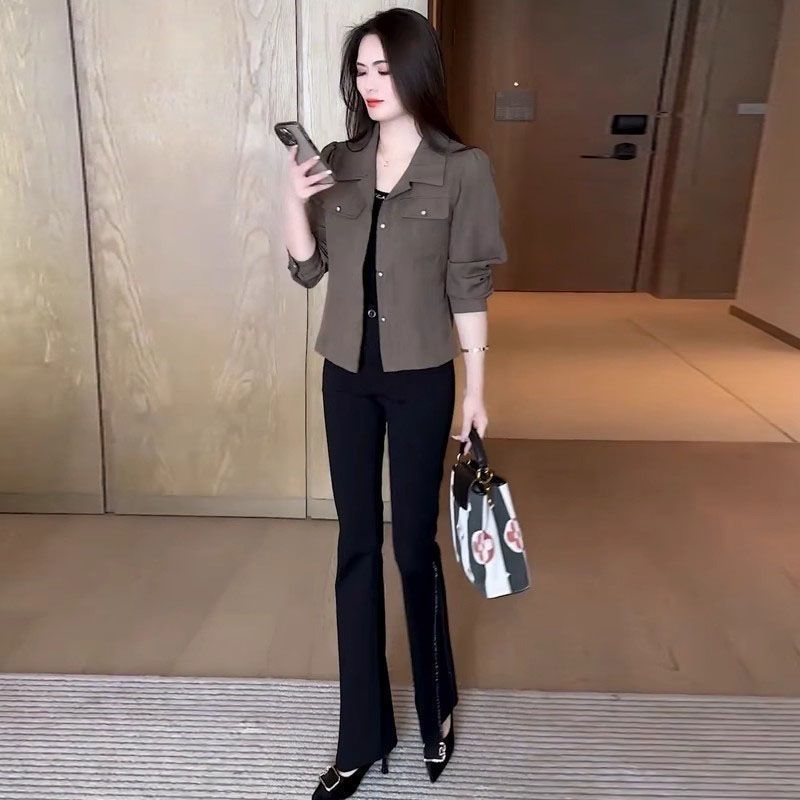 2026夏秋新款洋气时尚显瘦百搭短外套小个子时尚气质减龄上衣潮女