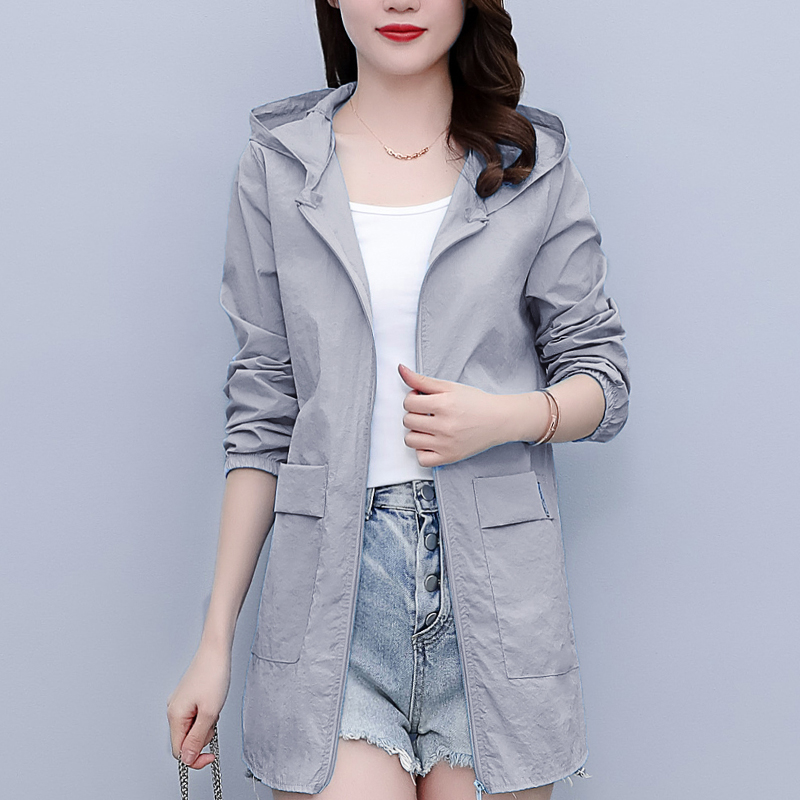 中长款防晒衣女防紫外线2024夏