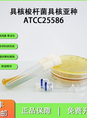 ATCC25586具核梭杆菌具核亚种 媒体测试 可溯源厌氧培养质控菌株