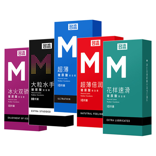 名流避孕套超薄倍润大颗粒玻尿酸