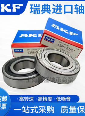 进口SKF轴承 6307 6308 6309 6310 6311 6312 6313C3 2Z 2RS1防水