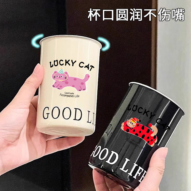 304不锈钢漱口杯刷牙杯子2024新款牙刷牙具洗漱牙缸儿童防霉抗菌