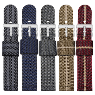 适用华为手表GT4表带gt3尼龙watch4pro帆布gt3pro编织watchgt智能GT2男款watch3荣耀非凡大师链运动夏天腕带