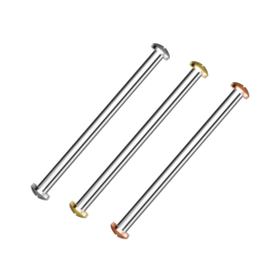 手表带螺丝杆 凹口表带连接杆精钢金属不锈钢螺栓钨钢陶瓷皮表带轴手表配件代用天梭飞亚达罗西尼蔻驰卡西欧