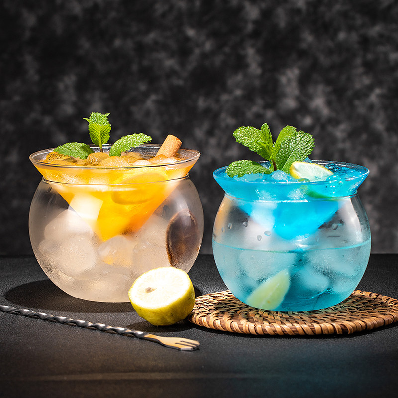 水晶玻璃杯子分子料理鸡尾酒杯