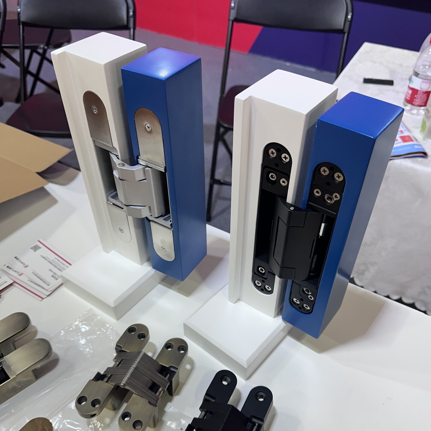 三维合页铰链展板展示架锁架锁具图片