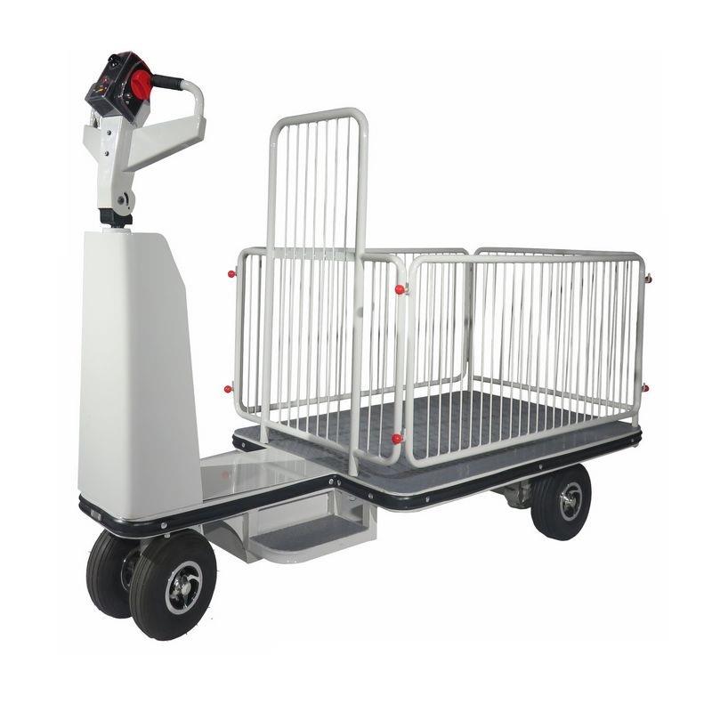 站驾骑行式电动手推车平板车电动升降平板车电动平板搬运车拉货