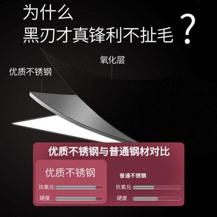 进口圆头鼻毛剪刀便携男士修剪器手动整理工具实用套装小剪刀