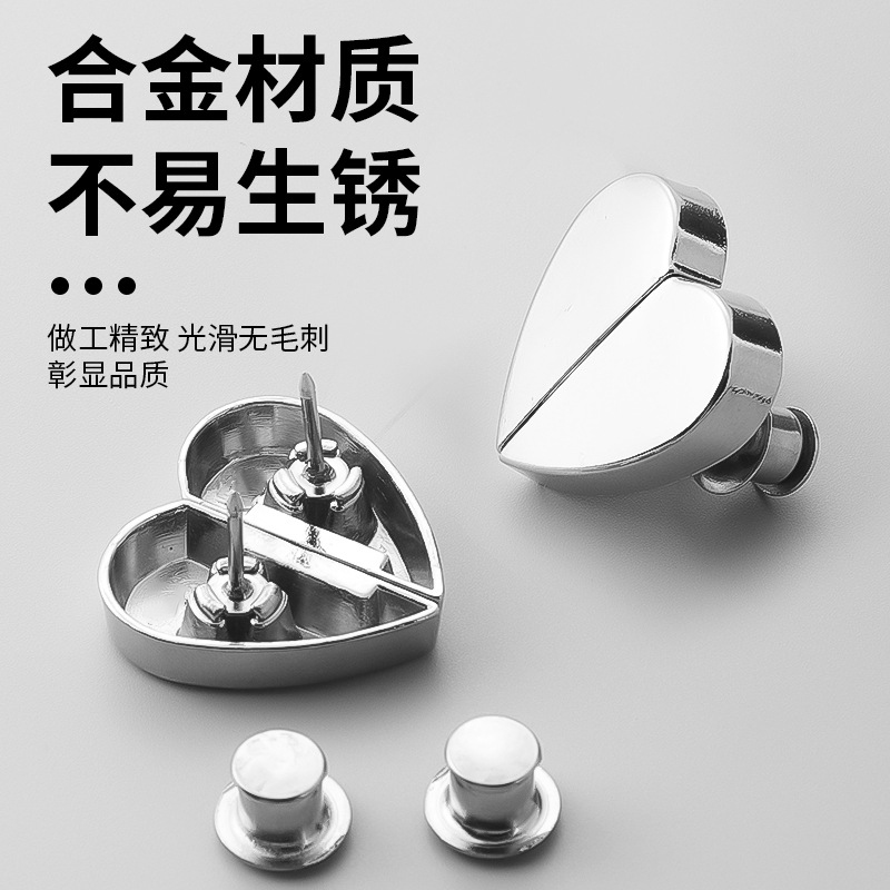 爱心窗帘磁吸对扣强磁磁铁扣