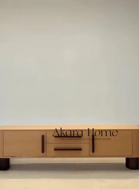 中古实木餐边柜设计师款电视柜家用现代简约多功能艺术边柜储物柜