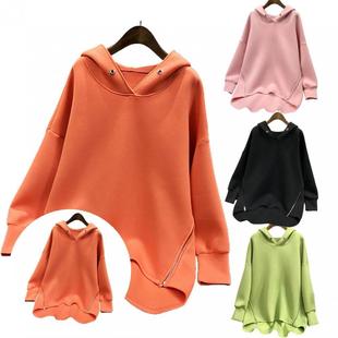 loose hoodie宽松休闲蝙蝠袖 casual sleeve 连帽上衣 bat Fashion