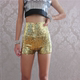 亮片高腰短裤 high Jazz 爵士舞表演服 dance sequin rise shorts