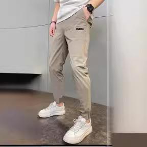 skinny mens casual quick elastic hand pants