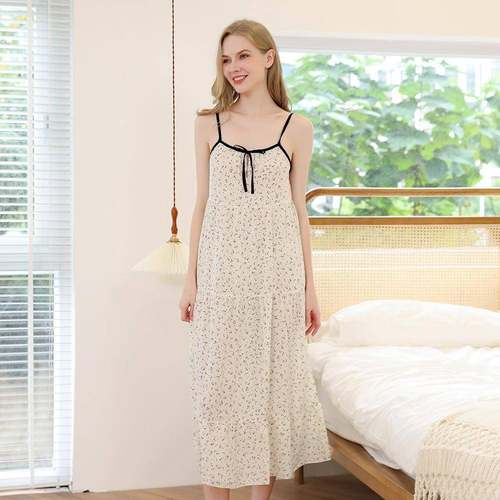 Womens and with backless loose slim sexy dress floral skirt