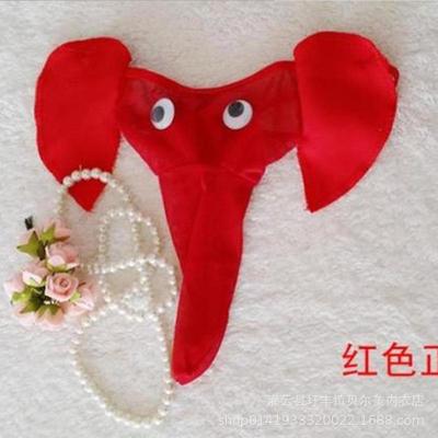 Mens sexy underwear elephant thong pants three-point