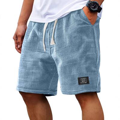Men's casual shorts five quarter pants