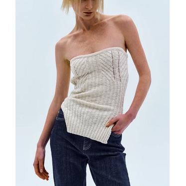 sexy strapless mini dress vertical stripe tight pencil cute