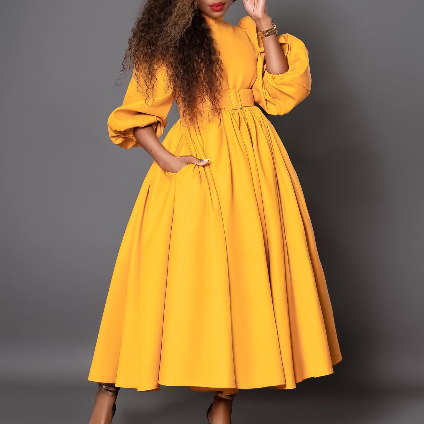 waist-hugging big waist-hugging half-high collar sleeve