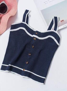 tops backless sense summer womens with -shirts sleeved neck