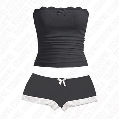 Women's lace strapless top