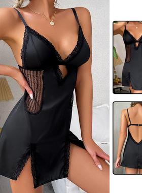 Clothes Home Comfortable Straps Backless Breathable Satin