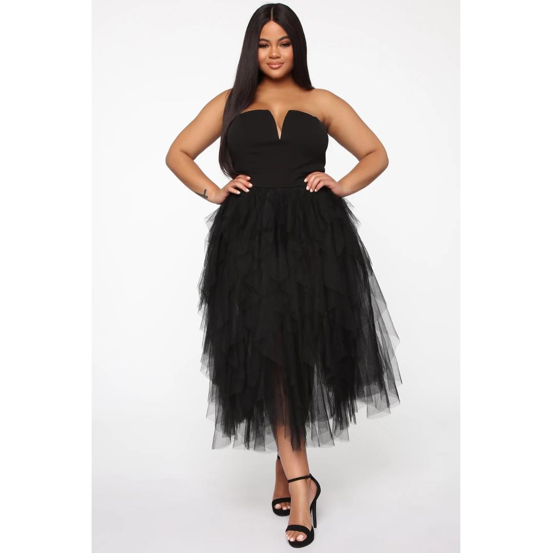 large sexy top evening with and tube dress Womens swing