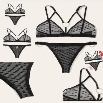 Sexy lingerie interweaving sexy heavy breasts complex