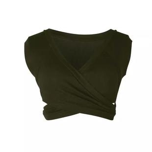 neck shirts women summer crop solid sexy tops fashion