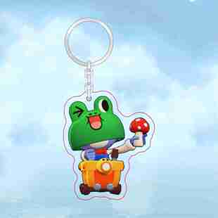 荒野乱斗--新皮肤钥匙扣钥匙扣英雄斯派克图案书包挂件生日礼物