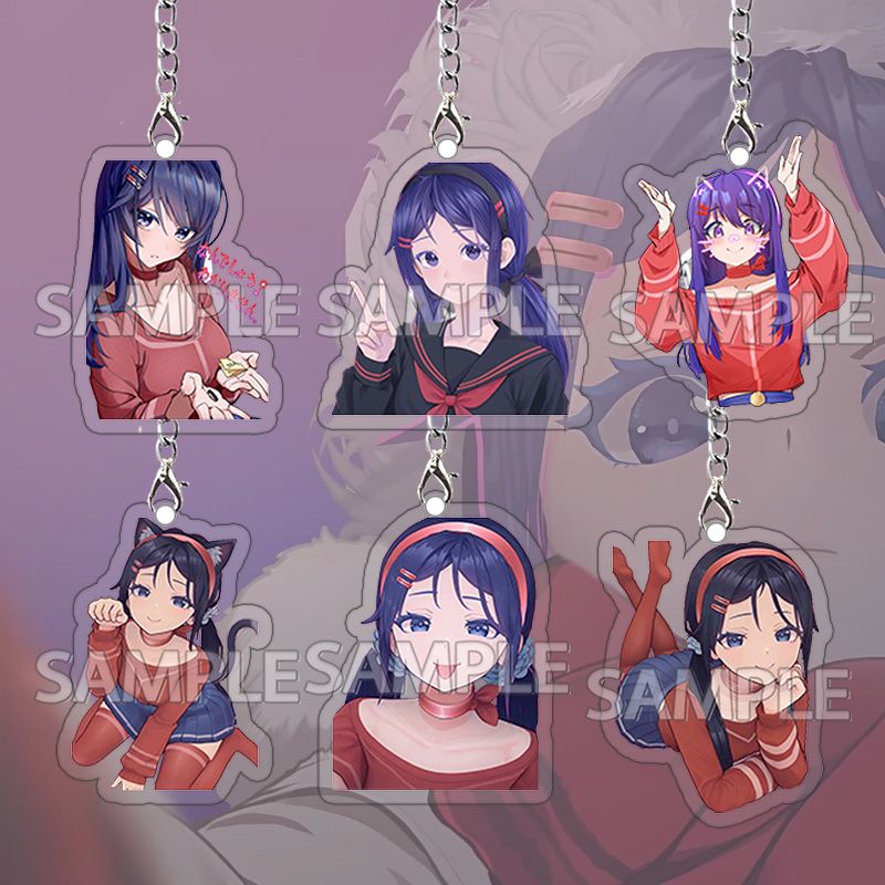 米塔MiSide周边亚克力同好钥匙扣学生书包挂饰挂件朋友礼物