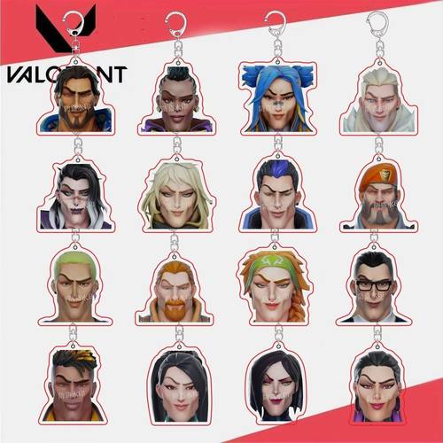 无畏契约搞怪不死鸟周边双面亚克力钥匙扣装饰学生书包挂件创意礼