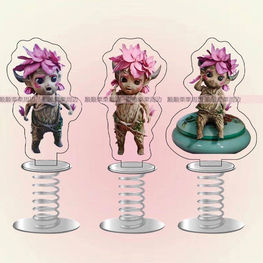 白月梵星嘻嘻周边双面透明亚克力桌面摆件迷你立牌可爱礼物送朋友