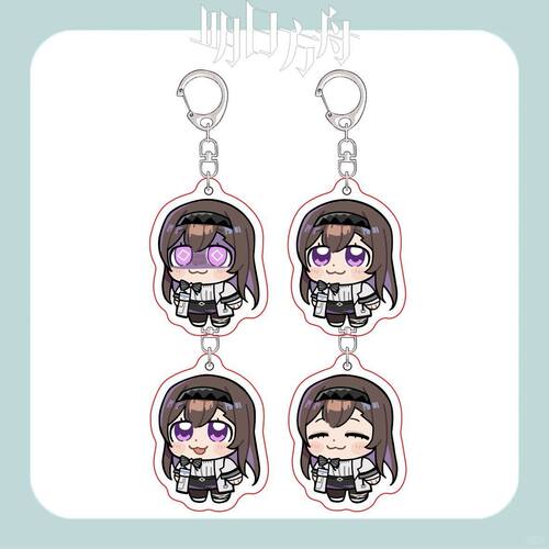 明日方舟 Q版普瑞赛斯表情包可爱卡通双面亚克力钥匙扣装饰品礼物