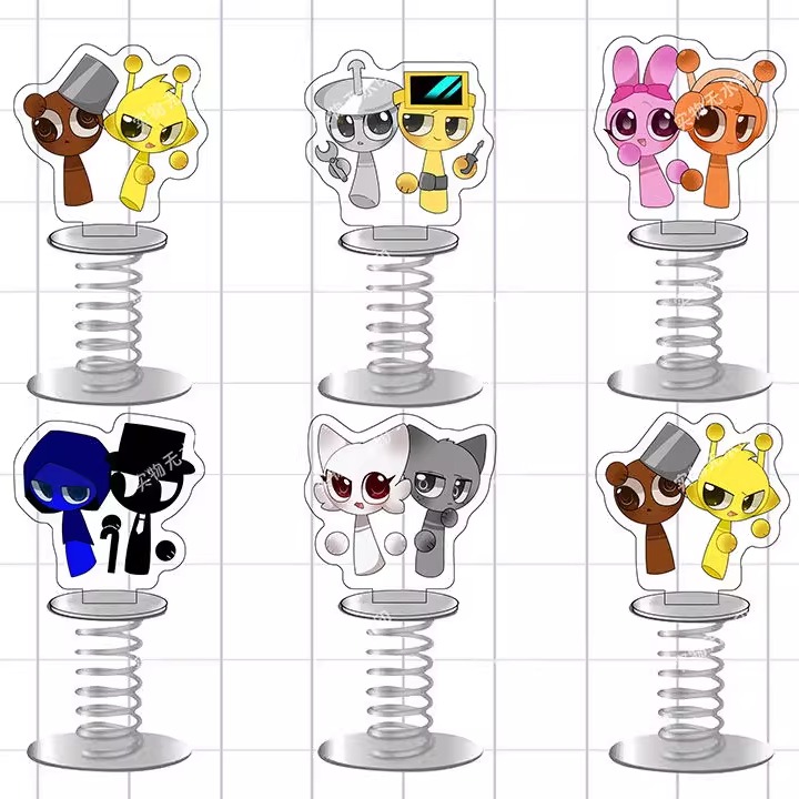 sprunki节奏盒子可爱亚克力立牌网红玩具桌面摆件学生创意送朋友