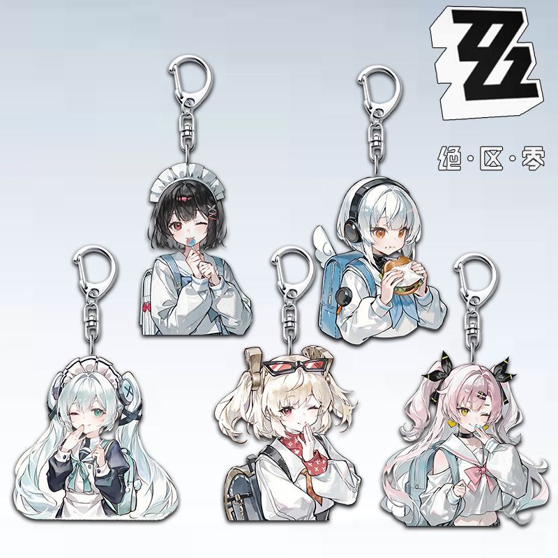 绝区零妮克柏妮思艾莲乔高颜值钥匙扣学生书包装饰随身背包小挂件