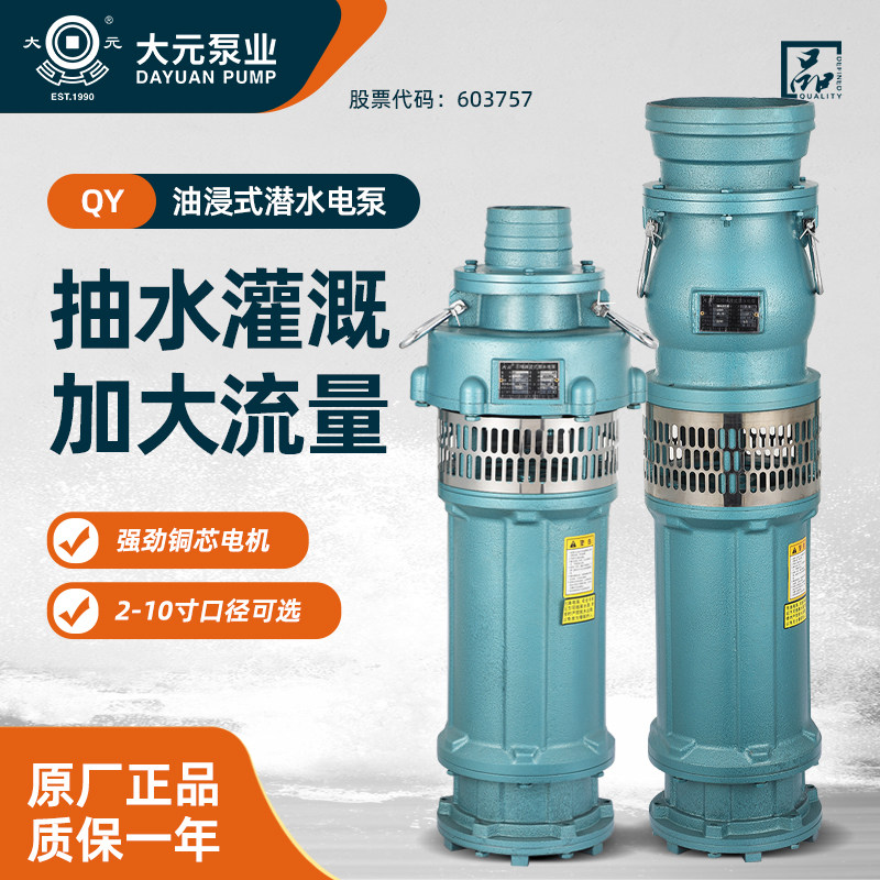 大元潜水泵qy流量高扬程