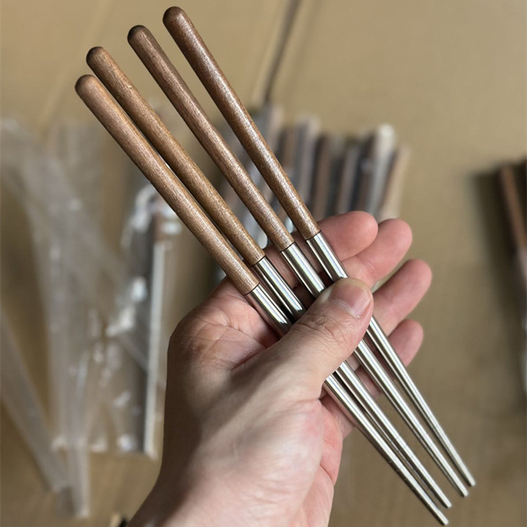 黑胡桃木防滑抗菌筷子
