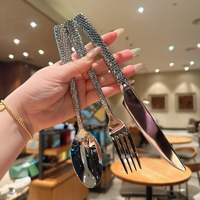 304不锈钢西餐刀叉勺套装