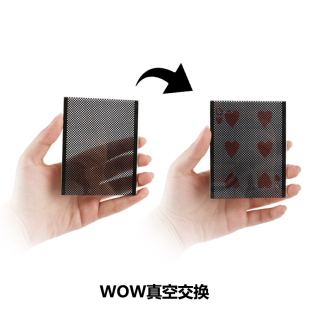 真空交换WOW一代二代 牌点变换扑克纸牌瞬间显现变化近景魔术道具
